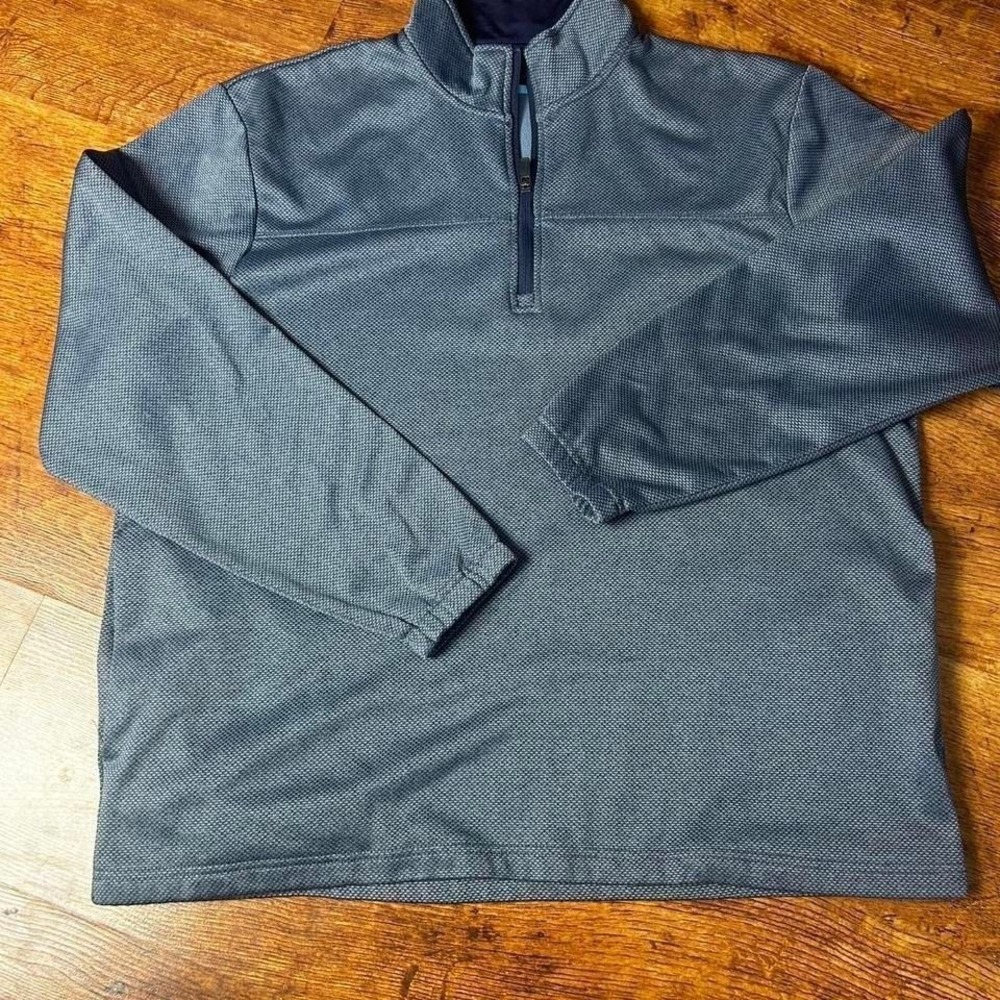 PGA Tour blue quarter zip golf pullover